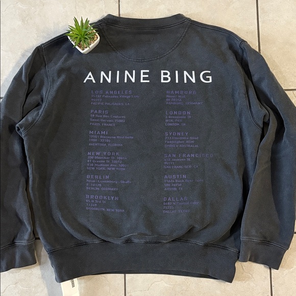Anine Bing Stardust Sweatshirt sz XS - Picture 2 of 3
